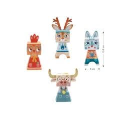 Djeco Knutselpakket Wrijfplaatjes Dieren 3D -Speelgoed Winkel 2djeco 3D knutselpakket dieren 1