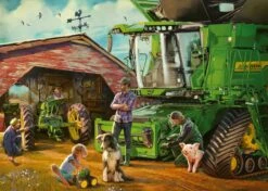John-Deere-Hakselaar Puzzel Ravensburger 1000-stukjes -Speelgoed Winkel 4005556168392 ravensburger puzzel john deere hakselaar 1000 stukjes 1