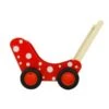 Houten Poppenwagen Poppenbuggy Dijktoys Rood -Speelgoed Winkel 6080p poppenwagen