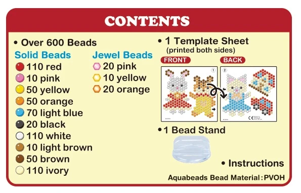 Aquabeads AB31068 Thema Sylvanian Families Navulset 6 Aquabeads AB31068 Thema Sylvanian Families Navulset - Afbeelding 4