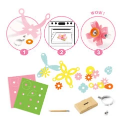 Djeco Ringen Maken Met Krimpfolie DIY 7 Djeco Ringen Maken Met Krimpfolie DIY -Speelgoed Winkel Djeco krimpfolie ringen maken knutselpakket 2