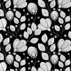 Glitter Kleurboek Night Flowers -Speelgoed Winkel Glitter kleurboek Black edition Night Flowers 2 speelactief.nl