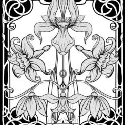 Glitter Kleurboek Night Flowers -Speelgoed Winkel Glitter kleurboek Black edition Night Flowers 4 speelactief.nl