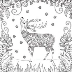 Glitter Kleurplatenboek Kleurboek Forest -Speelgoed Winkel Glitter kleurplatenboek Forest 1 speelactief.nl