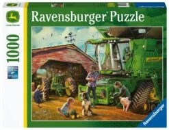 John-Deere-Hakselaar Puzzel Ravensburger 1000-stukjes -Speelgoed Winkel Ravensburger puzzel 1000 stukjes 4005556168392 john deere 1