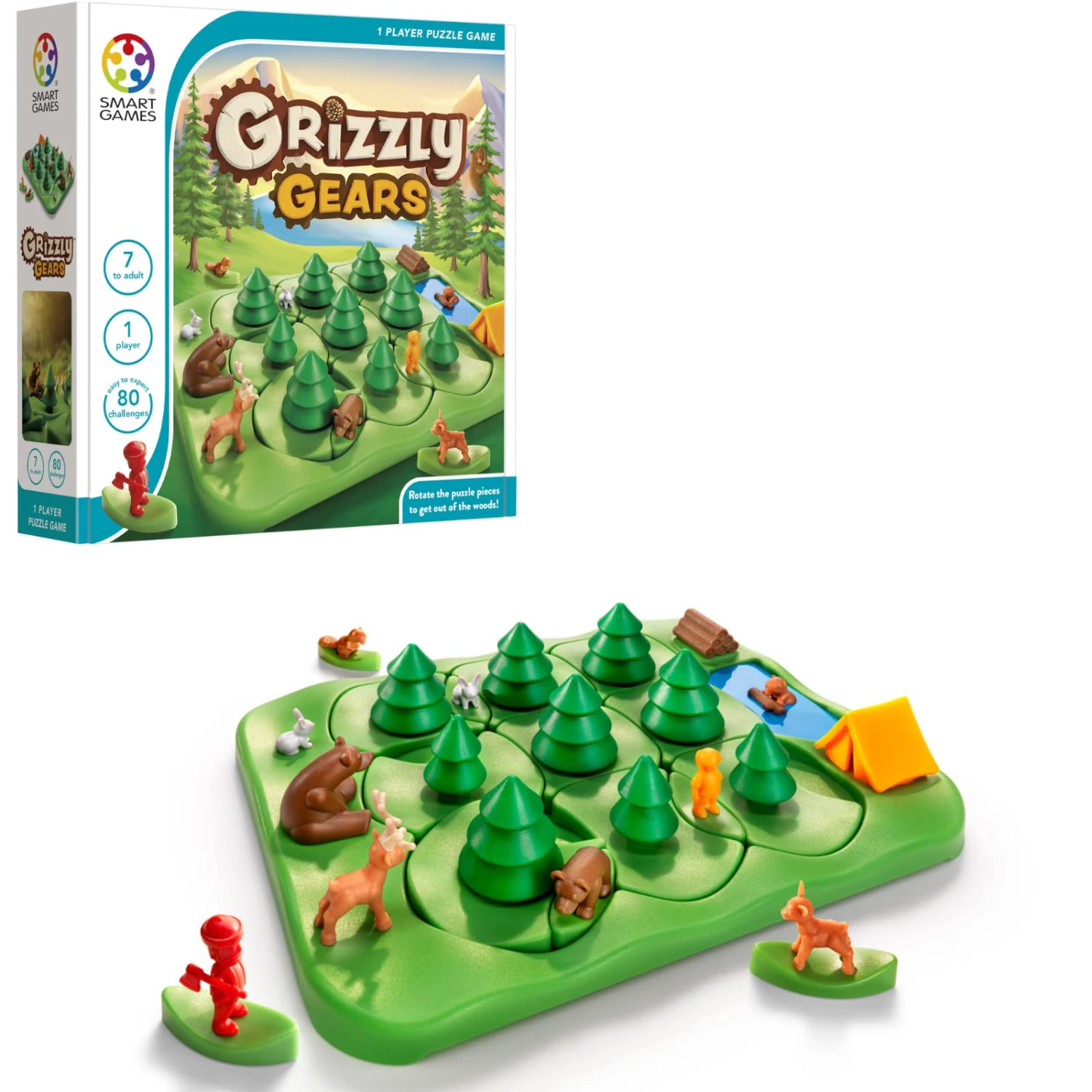 SmartGames SG531 Grizzly Gears Denkspel Puzzelspel 3 SmartGames SG531 Grizzly Gears Denkspel Puzzelspel