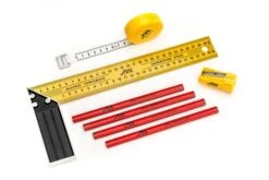 Toolkid Meetset Voor Kids Kindergereedschap 9 Toolkid Meetset Voor Kids Kindergereedschap -Speelgoed Winkel ToolKid 101400 meetset winkelhaak potloodslijper rolmaat kindergereedschap 1