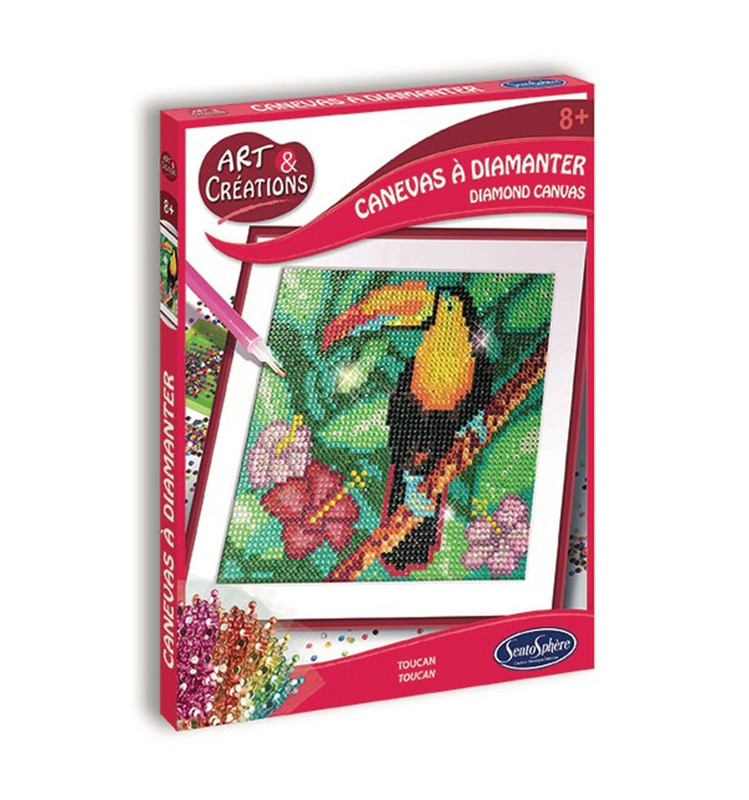 Diamond Painting Toekan – Sentosphere Knutselpakket 3 Diamond Painting Toekan – Sentosphere Knutselpakket