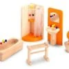 Badkamerset I – Inrichting Poppenhuis -Speelgoed Winkel badkamer poppenhuis pintoy 6572