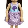 Barbie Pop Chelsea Met Bruin Haar En Jurkje Met Eenhoorn -Speelgoed Winkel barbie club chelsea bruin haar eenhoorn top