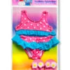 Bikini + Badslippers Pop Mt. 35 – 45 Cm. -Speelgoed Winkel bikini badslipprs pop heless 787