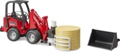 Bruder 2192 Miniloader Schäffer Minishovel Met Balengrijper 10 Bruder 2192 Miniloader Schäffer Minishovel Met Balengrijper -Speelgoed Winkel bruder 2192 miniloader met balengrijper en ronde baal schepbak schaffer schaeffer 2