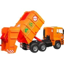 Bruder 2760 Vuilniswagen Vrachtauto MAN TGA Incl 2x Kliko -Speelgoed Winkel bruder 2760 vuilnisauto man vuilniswagen 2 x kliko 1