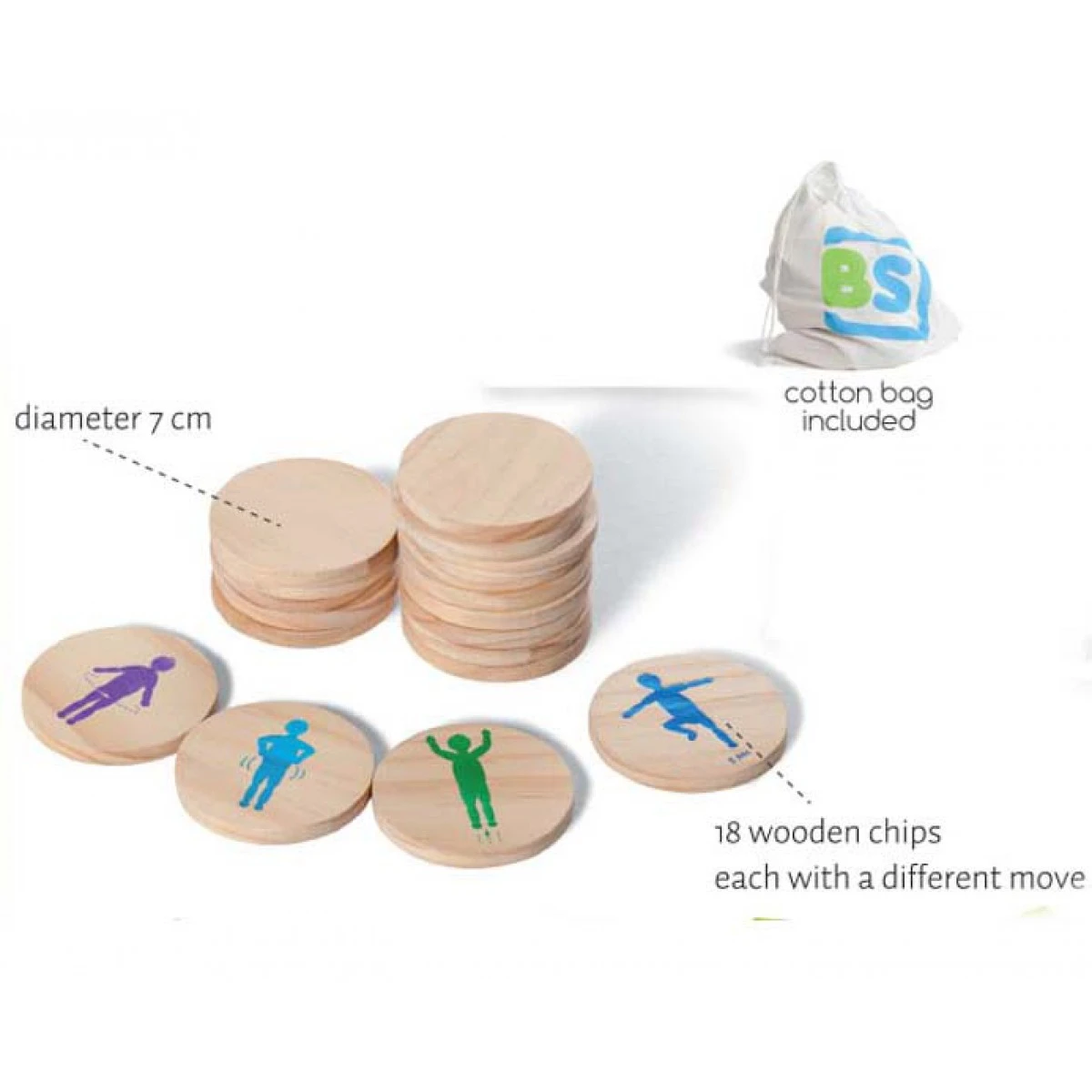 BS Toys GA264 Beweegspel Moves 5 BS Toys GA264 Beweegspel Moves - Afbeelding 3