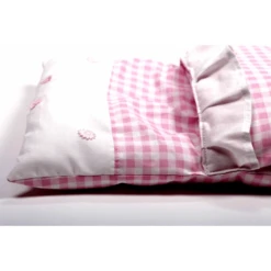 Dekbedje / Poppendekentje Rose Geruit 7 Dekbedje / Poppendekentje Rose Geruit -Speelgoed Winkel dekje roze geruit
