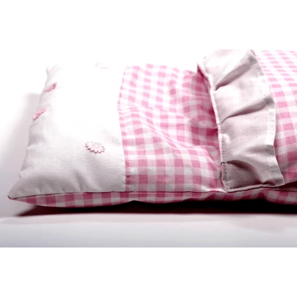 Dekbedje / Poppendekentje Rose Geruit 5 Dekbedje / Poppendekentje Rose Geruit - Afbeelding 3