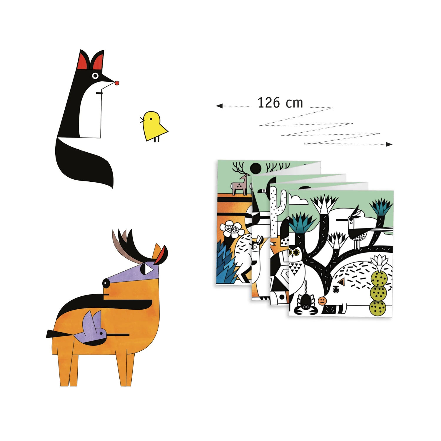 Djeco Fluwelen Kleurplaat Colorado 4 Djeco Fluwelen Kleurplaat Colorado - Afbeelding 2