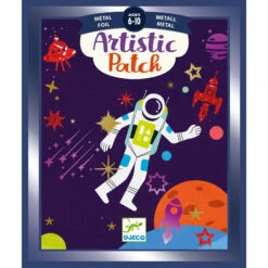 Djeco Knutselset Artistieke-metallic-folieplaatjes Kosmos -Speelgoed Winkel djeco knutselset artistieke metallic folieplaatjes kosmos 3