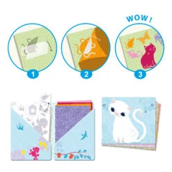 Djeco Knutselset Artistieke-veloursplaatjes Kleine-huisdieren 8 Djeco Knutselset Artistieke-veloursplaatjes Kleine-huisdieren -Speelgoed Winkel djeco knutselset artistieke veloursplaatjes kleine huisdieren 2