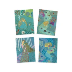 Djeco Kraskaarten Ondine Knutselset -Speelgoed Winkel djeco kraskaarten ondine 1