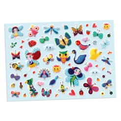 Djeco Stickerset Vliegende Wezentjes -Speelgoed Winkel djeco puffy stickers gevleugelde wezentjes 2