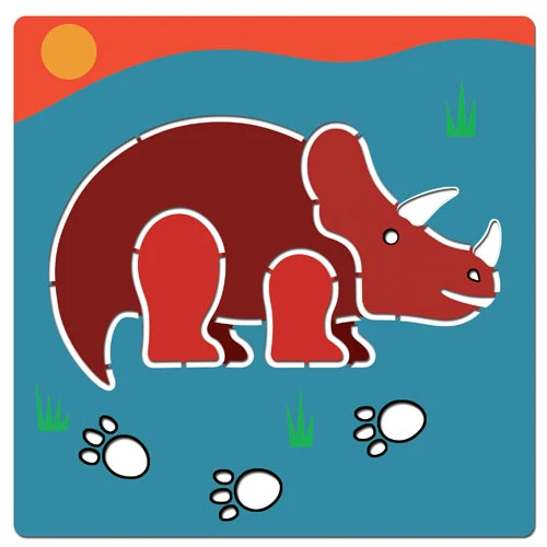 Djeco Tekensjablonen Dinosaurussen Knutselset 8 Djeco Tekensjablonen Dinosaurussen Knutselset - Afbeelding 6