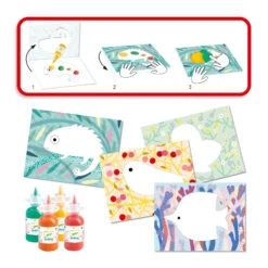 Djeco Vingerverfset Kleine-Klodder Knutselset -Speelgoed Winkel djeco vingerverfset kleine klodder 2