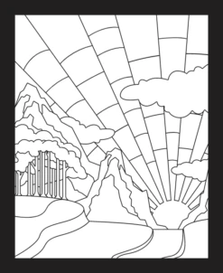 Glas In Lood Kleurboek Reizen -Speelgoed Winkel download 4