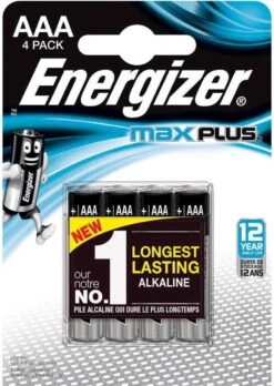Energizer MaxPlus Batterij Alkaline AAA 4-pack -Speelgoed Winkel energizer max plus aaa batterijen blister 2