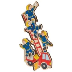 Houten 3D-puzzel Brandweer Goki -Speelgoed Winkel goki 57471 puzzel brandweer 1 1