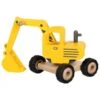 Goki 55898 Houten Graafmachine Bouwvoertuig Excavator -Speelgoed Winkel goki 55898 graafmachine excavator houten speelgoed