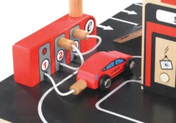 Houten Garage Park & Go -Speelgoed Winkel houten garage hape e3002 park go garage 4