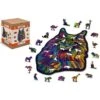 Wooden City Houten Puzzel Rainbow Wild Cat L 300 -Speelgoed Winkel houten puzzel wooden wild cat L300 2