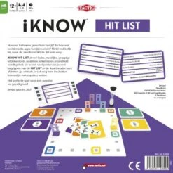 IKNOW Hitlist -Speelgoed Winkel iknow hilist bordspel tactic 53954 1 1