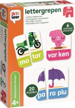 Jumbo 19569 Ik Leer Lettergrepen -Speelgoed Winkel jumbo 19549 ik leer lettergrepen educatief spel