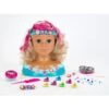 Kaphoofd Prinses Corali Mariella + Beautyset Klein 5398 -Speelgoed Winkel kapkop princess coralie blond blauw 5398 speelactief