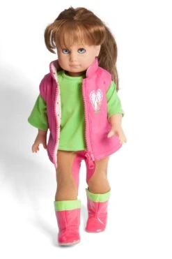 Paardrijd Outfit 3-delig Mt. 28 – 35 Cm. -Speelgoed Winkel kledingset pop pardrijden heless 1500 2500 2