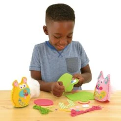 Naai Een Kikker Sew A Frog Knutselpakket -Speelgoed Winkel knutselpakket naai een puppy galt 1004975 3