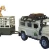 Land Rover Defender + Giraffetrailer 1 Land Rover Defender + Giraffetrailer -Speelgoed Winkel landrover defender met giraffetrailer kidsglobe