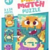 Kinder-Puzzel Mix & Match Schattige Dino’s – Ravensburger