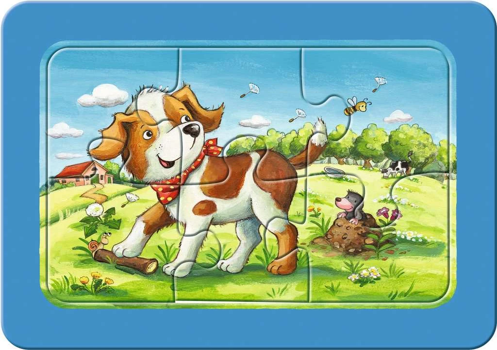 My First Puzzles Mijn Dierenvriendjes – Puzzel Ravensburger 3×6 Stukjes 4 My First Puzzles Mijn Dierenvriendjes – Puzzel Ravensburger 3×6 Stukjes - Afbeelding 2