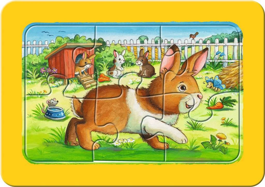 My First Puzzles Mijn Dierenvriendjes – Puzzel Ravensburger 3×6 Stukjes 6 My First Puzzles Mijn Dierenvriendjes – Puzzel Ravensburger 3×6 Stukjes - Afbeelding 4