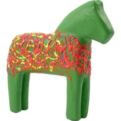 Paard 24.5 Cm Papier-mache Knutselen -Speelgoed Winkel papier mache paard 24.5cm. 4