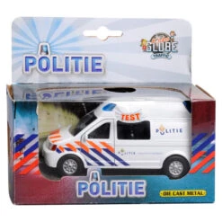 Politiebus, Pull Back Met Licht En Geluid. -Speelgoed Winkel politiebus kidsglobe 510711 1 1