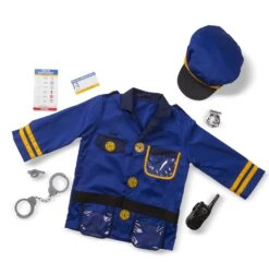 Melissa & Doug Politiepak Verkleedkleren Politie Melissa&Doug -Speelgoed Winkel politiepak melissa doug verkleedset politie agent speelactief.nl 1