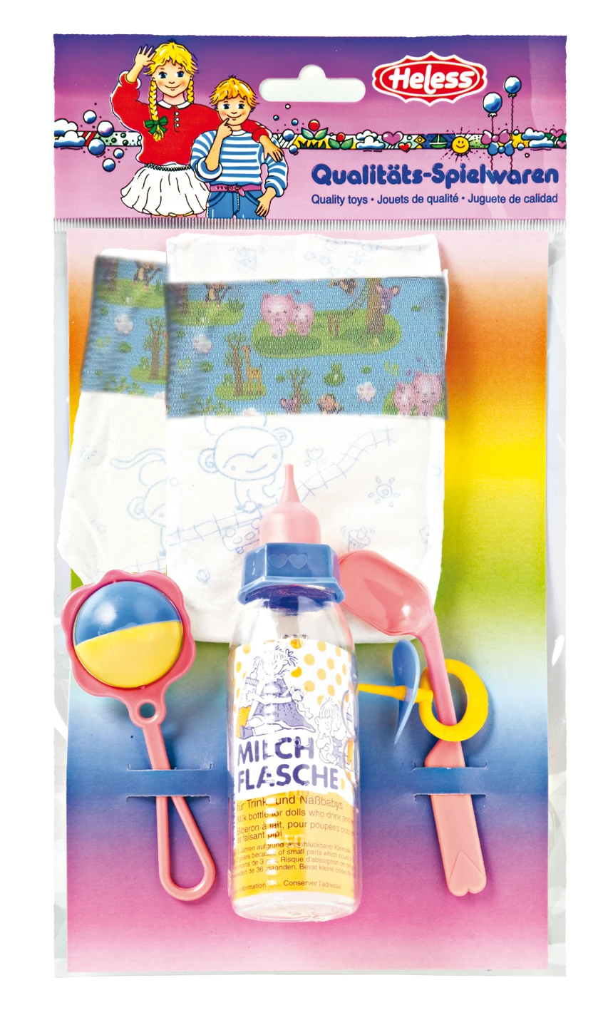 Poppen Verzorgingsset I 3 Poppen Verzorgingsset I