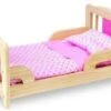 Pintoy Houten Poppenbed Roze Met Dekbedje 1 Pintoy Houten Poppenbed Roze Met Dekbedje -Speelgoed Winkel poppenbed pintoy rose