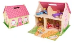 Uitgelichte producten -Speelgoed Winkel poppenhuis blossom cottage bigjigs jt123 1