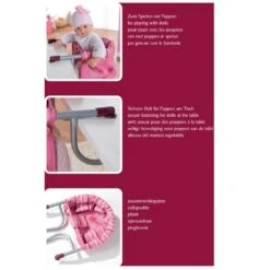 Poppenstoeltje – Tafelzitje 9 Poppenstoeltje – Tafelzitje -Speelgoed Winkel poppenstoeltje tafelzit gotz 3401578 1