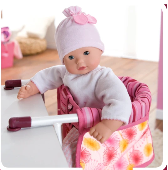 Poppenstoeltje – Tafelzitje 4 Poppenstoeltje – Tafelzitje - Afbeelding 2